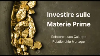 Investire sulle Materie Prime con BG SAXO