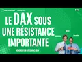 Le DAX sous une résistance importante - 100% Marchés - matin - 29/11/2024