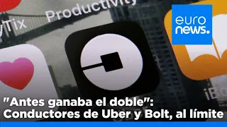 UBER INC. Conductores de Uber y Bolt se manifiestan en Bruselas contra el aumento de las comisiones:…