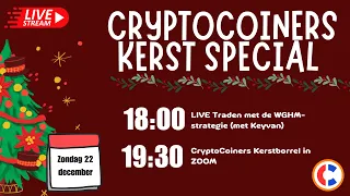 CryptoCoiners Kerst Special: LIVE Traden met de WGHM + Kerstborrel in Zoom!