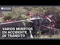 Autobús cae al fondo de un barranco en México: al menos 18 personas murieron y 20 resultaron heridas