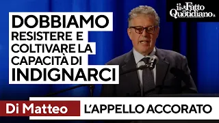 L&#39;appello accorato di Nino Di Matteo: &quot;Resistere e indignarsi contro un potere che cede alla guerra&quot;