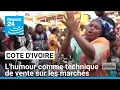 Côte d'Ivoire : l'humour comme technique de vente sur les marchés d'Abidjan • FRANCE 24