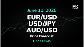 AUD/USD EUR/USD, USD/JPY, AUD/USD Price Forecast Today: Euro, Yen, Dollar Technical Analysis (June 10)