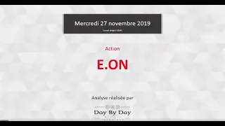 E.ON SE NA O.N. Achat de E.ON : Idée de trading 27.11.2019