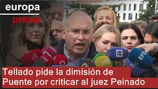Tellado pide la dimisión de Puente por criticar al juez Peinado