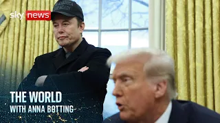 ELON AB [CBOE] Trump &#39;to take a look&#39; at whether to deport Elon Musk | The world with Anna Botting
