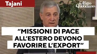 Tajani: &quot;Missioni di pace devono favorire export. Serve compagnia volo italiana presente nel mondo&quot;