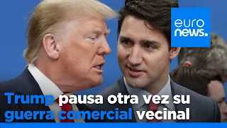 Trump da marcha atrás y aplaza un mes los aranceles a Canadá y México