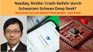 NVIDIA CORP. Nasdaq, Nvidia: Crash-Gefahr durch Schwarzen Schwan Deep Seek? Videoausblick