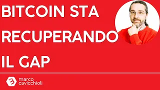 BITCOIN Ecco come il prezzo di Bitcoin sta recuperando il gap