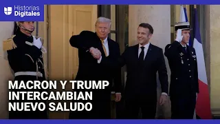 S&U PLC [CBOE] El largo saludo de Trump a Macron en su primer viaje al exterior tras las elecciones