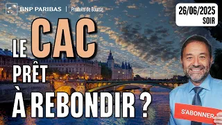 CAC40 INDEX Le CAC prêt à REBONDIR ?  - 100 % Marchés - 26s
