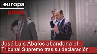 S&U PLC [CBOE] José Luis Ábalos abandona el Tribunal Supremo tras su declaración