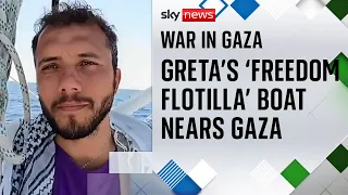 Greta Thunberg and activists aim to take humanitarian aid into Gaza | War in Gaza
