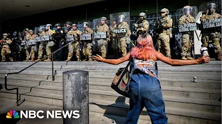 California governor files lawsuit as Trump defends military deployments to LA