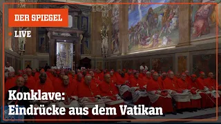 Livestream: Kardinäle ziehen in die Sixtinische Kapelle ein | DER SPIEGEL