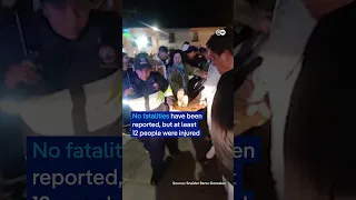 Stage collapses during  school celebration | DW News