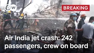 TAKE OFF Air India passenger jet bound for London crashes in Ahmedabad after take-off | DW News