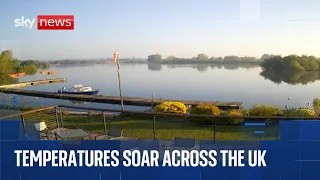 How the UK looked on hottest day of 2025