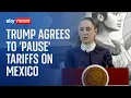 Live | Mexico president responds to Trump's tariff announcement