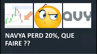 NAVYA NAVYA: que faire après 20% de baisse?