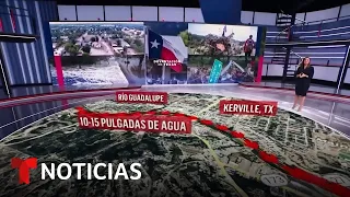 Le mostramos cómo fue que creció el río Guadalupe y ocasionó las catastróficas inundaciones en Texas
