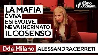 Alessandra Cerreti (Dda di Milano): &quot;La mafia è viva e si evolve, il contrasto si gioca qui&quot;