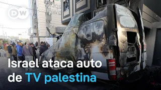 Ejército israelí ataca furgoneta en la que viajaban cinco periodistas de la TV palestina Al-Quds