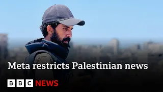 META How Meta restricted news in Palestinian territories | BBC News