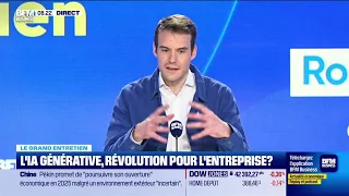 Le Grand entretien : L&#39;IA générative, révolution pour l&#39;entreprise ?