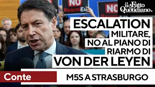 Conte: &quot;Von der Leyen ci porta verso la guerra. No all&#39;escalation militare&quot;