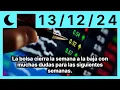 La bolsa cierra la semana a la baja con muchas dudas para las siguientes semanas.