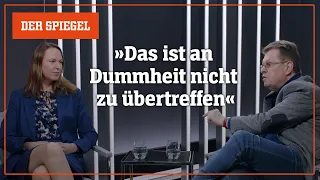 Wahlkampf mit der Angst? Ralf Stegner und Russland-Expertin Klein im Spitzengespräch | DER SPIEGEL