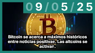 BITCOIN Bitcoin se acerca a máximos históricos entre noticias positivas. Las altcoins se activan.