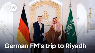 Shuttle diplomacy in the Middle East: Can Germany&#39;s foreign minister de-escalate tensions? | DW News