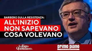 La lezione di Barbero sul 25 aprile: &quot;Resistenza? All&#39;inizio non sapevano cosa volevano”