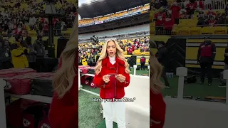 HUNT Gracie Hunt shares her Christmas message from Psalm 134 for the Chiefs vs. Steelers game. 🎄❤️