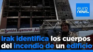 Irak trata de identificar 18 cadáveres del incendio de un edificio