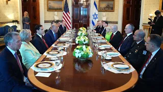 LIVE: Netanyahu meets with Trump at White House | NBC News