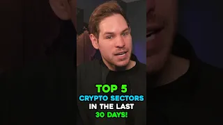 Top 5 Crypto Sectors in the last 30 Days! #shorts