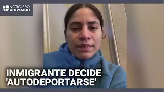 Esta inmigrante se &#39;autodeportó&#39; antes de que Trump regrese a la Casa Blanca: &quot;Tengo paz mental&quot;