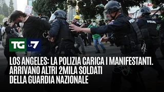 Los Angeles: la polizia carica i manifestanti. Arrivano altri 2mila soldati della Guardia nazionale