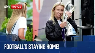 Lionesses leave Zurich after winning the Euros