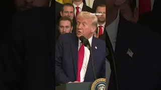 Trump jokes about his comeback in ceremony honoring NHL champs