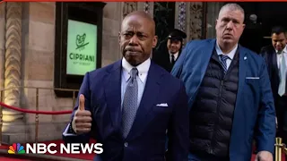 DOJ orders charges against NYC Mayor Eric Adams dismissed