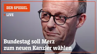 Livestream: Bundestag soll Friedrich Merz zum Bundeskanzler wählen | DER SPIEGEL