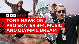 DREAM Tony Hawk on Pro Skater 3+4 music choices, Bam Margera and Olympic dream | BBC News