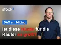 DAX - Vorsicht in der Erholung kann nicht schaden! Wichtiger Widerstand erreicht!