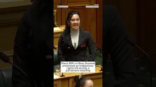 NEW ZEALAND DOLLAR INDEX New Zealand MPs protest Indigenous treaty bill with haka